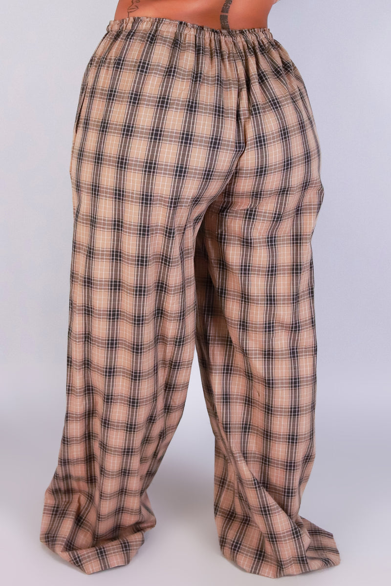 Jeans Warehouse Hawaii - PLUS PLUS PRINTED PANTS - CHECKMATE PAJAMA PANTS | By ACTIVE USA