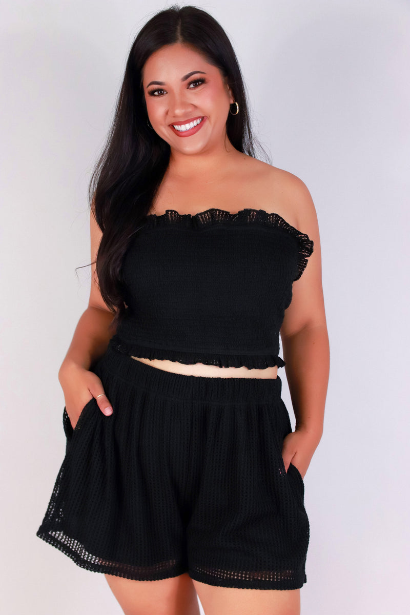 Jeans Warehouse Hawaii - PLUS S/L Knit Tops - SUMMER SOFTIE TUBE TOP | By HYFVE