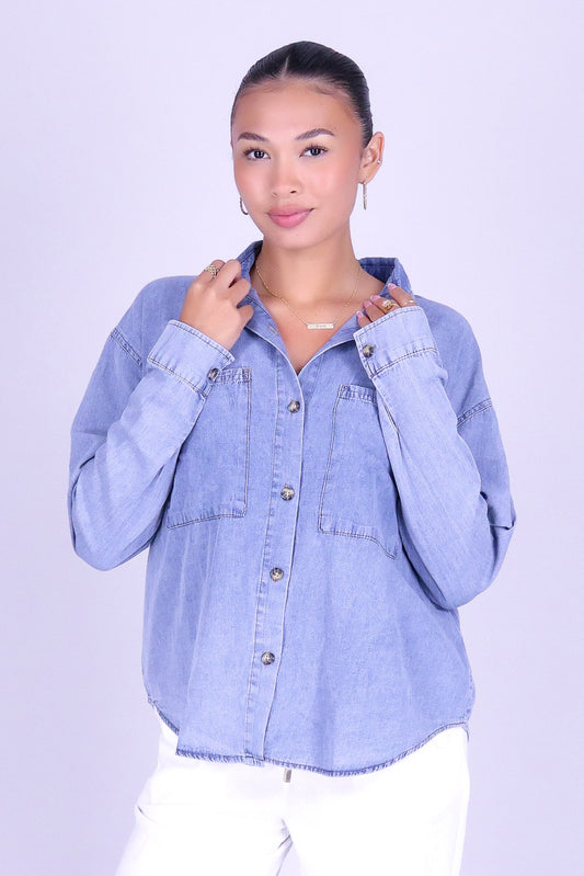 OLD TOWN LONG SLEEVE TOP
