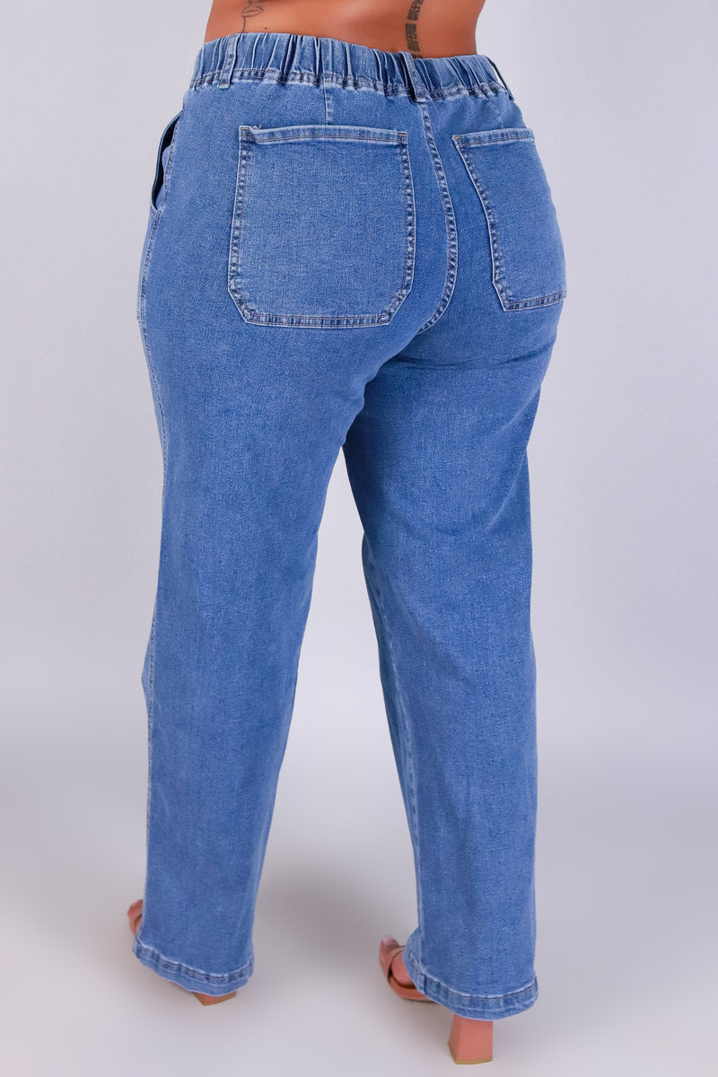 Jeans Warehouse Hawaii - PLUS Denim Jeans - SWEET IN DENIM JEANS | By YMI JEANS