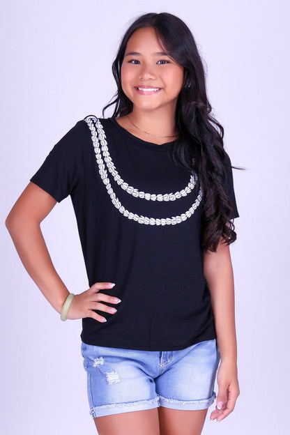 2 LEI PIKAKE TEE | KIDS SIZE 8-16