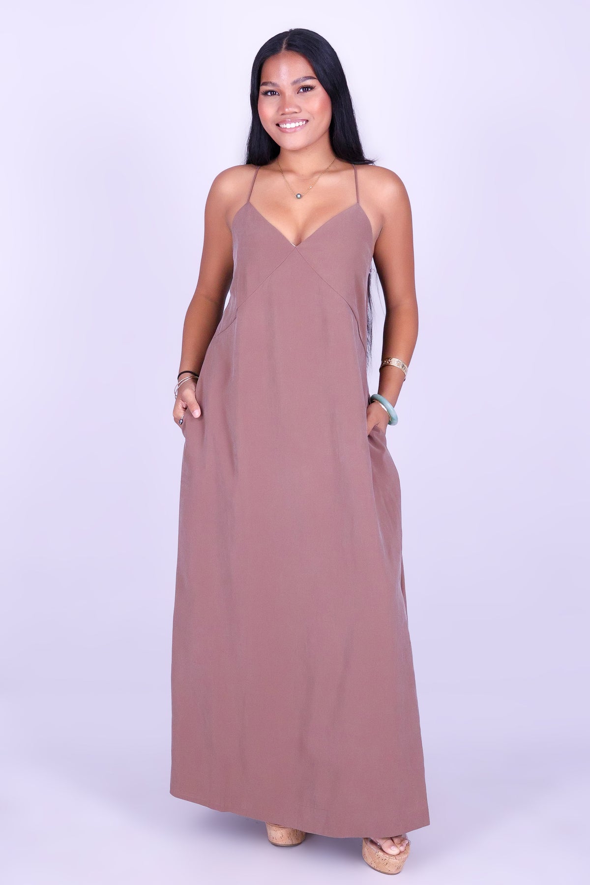 A MATTER OF TIME MAXI DRESS