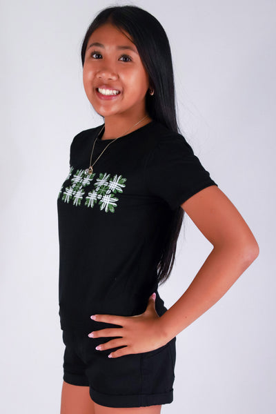 Jeans Warehouse Hawaii - S/S PRINT 2-16 - ULU PALAKA TEE | KIDS SIZE 2-16 | By LUZ