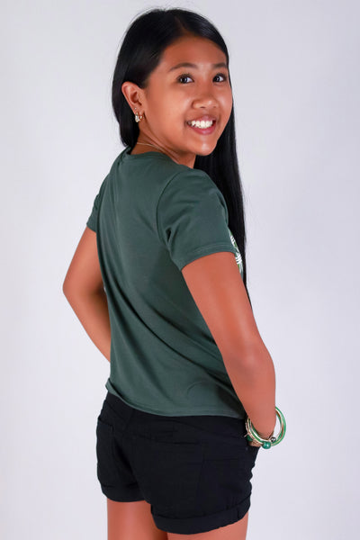 Jeans Warehouse Hawaii - S/S PRINT 2-16 - ULU PALAKA TEE | KIDS SIZE 2-16 | By LUZ