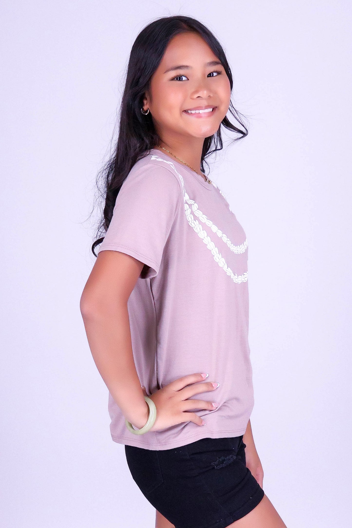 2 LEI PIKAKE TEE | KIDS SIZE 8-16