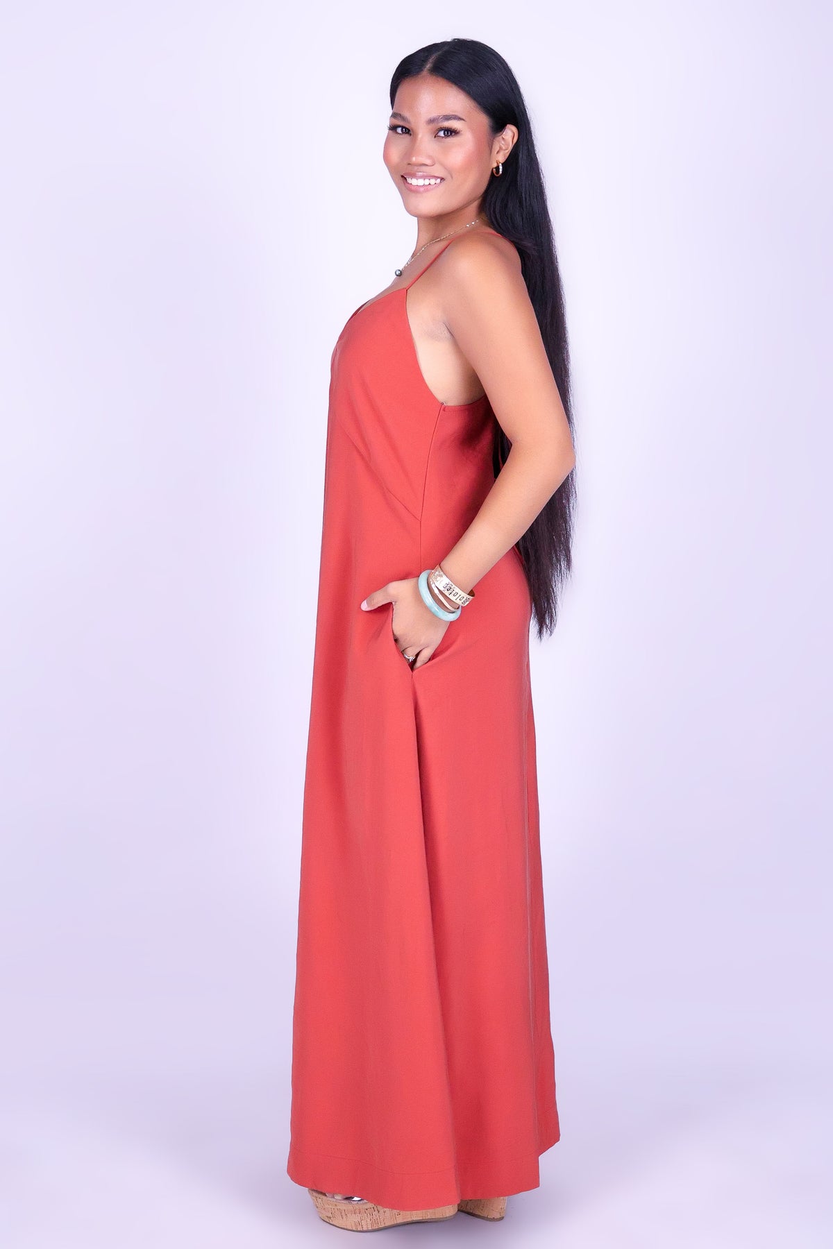 A MATTER OF TIME MAXI DRESS