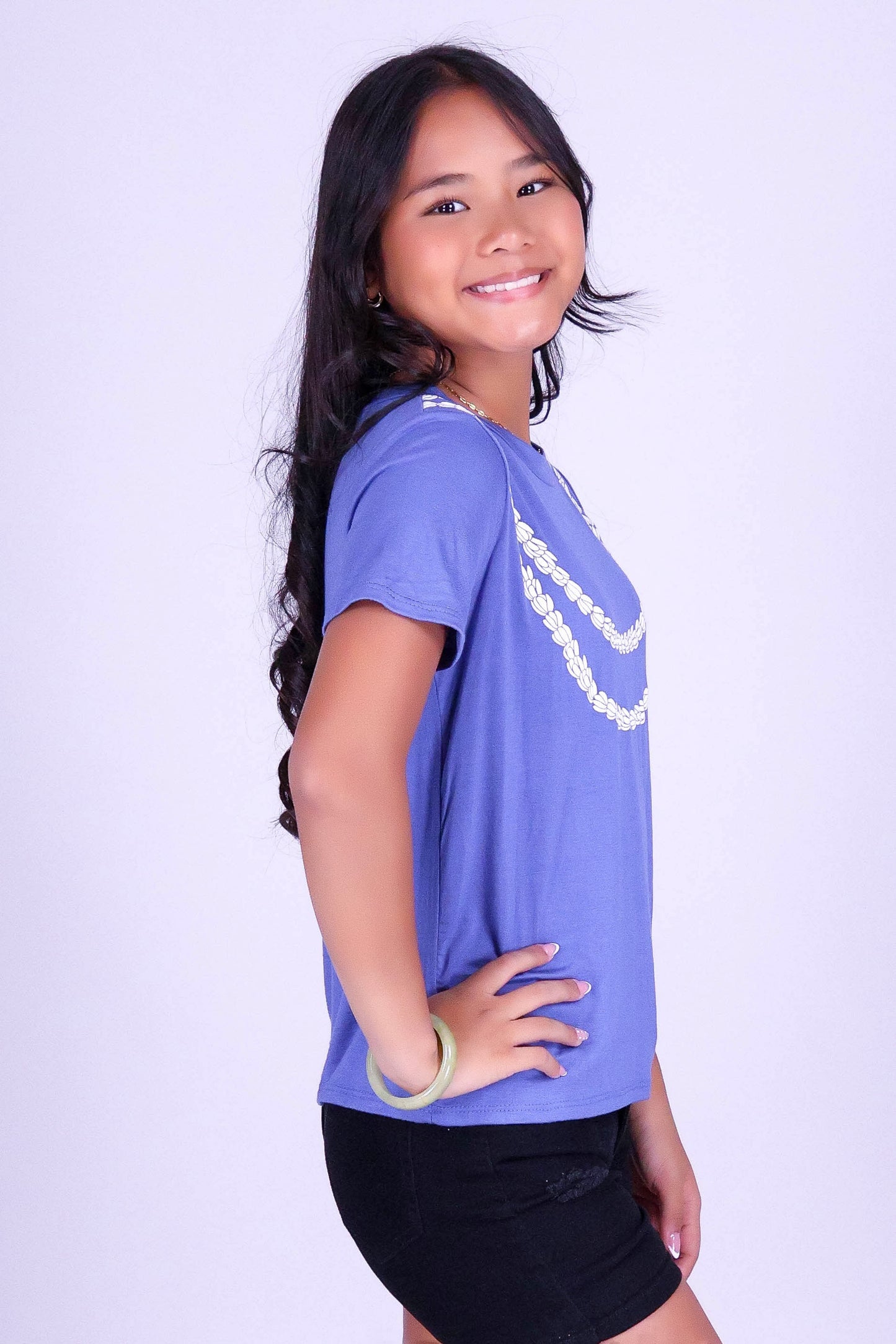 2 LEI PIKAKE TEE | KIDS SIZE 8-16