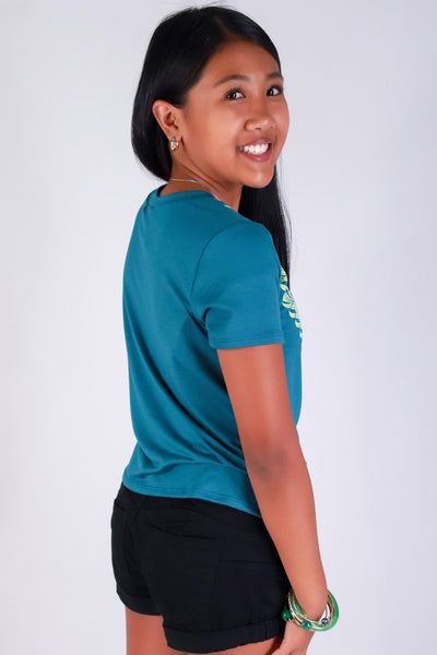 Jeans Warehouse Hawaii - S/S PRINT 2-16 - SONG OF INDIA LEI TEE | KIDS SIZE 2-16 | By LUZ