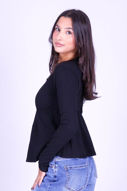 A LITTLE CRUSH BABYDOLL TOP