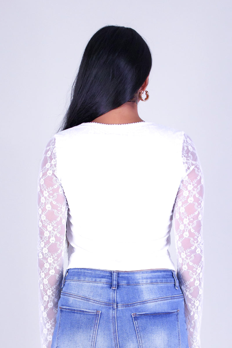 FOR THE MOMENT LACE CARDIGAN