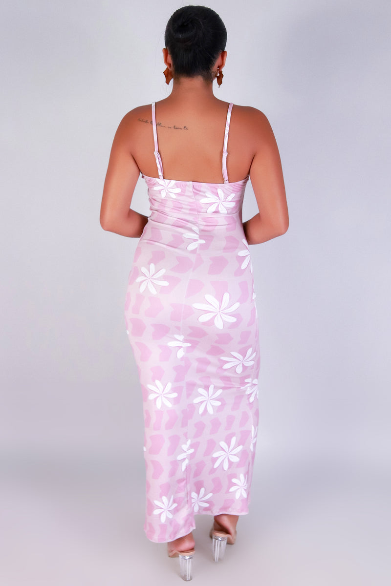 Jeans Warehouse Hawaii - S/L LONG PRINT DRESSES - TIARE SHELL MERMAID MAXI DRESS | By LUZ