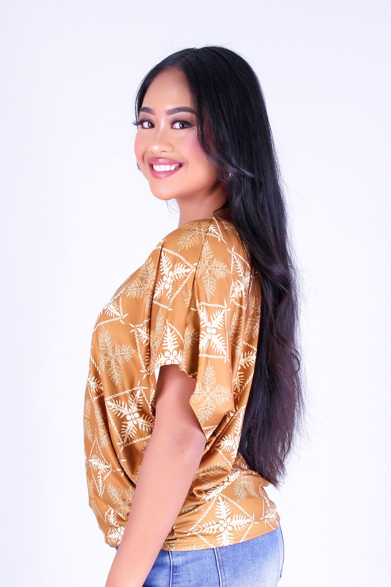 ULU QUILT DOLMAN TOP