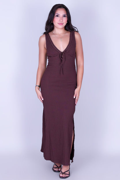 LACETRIM MAXI DRESS