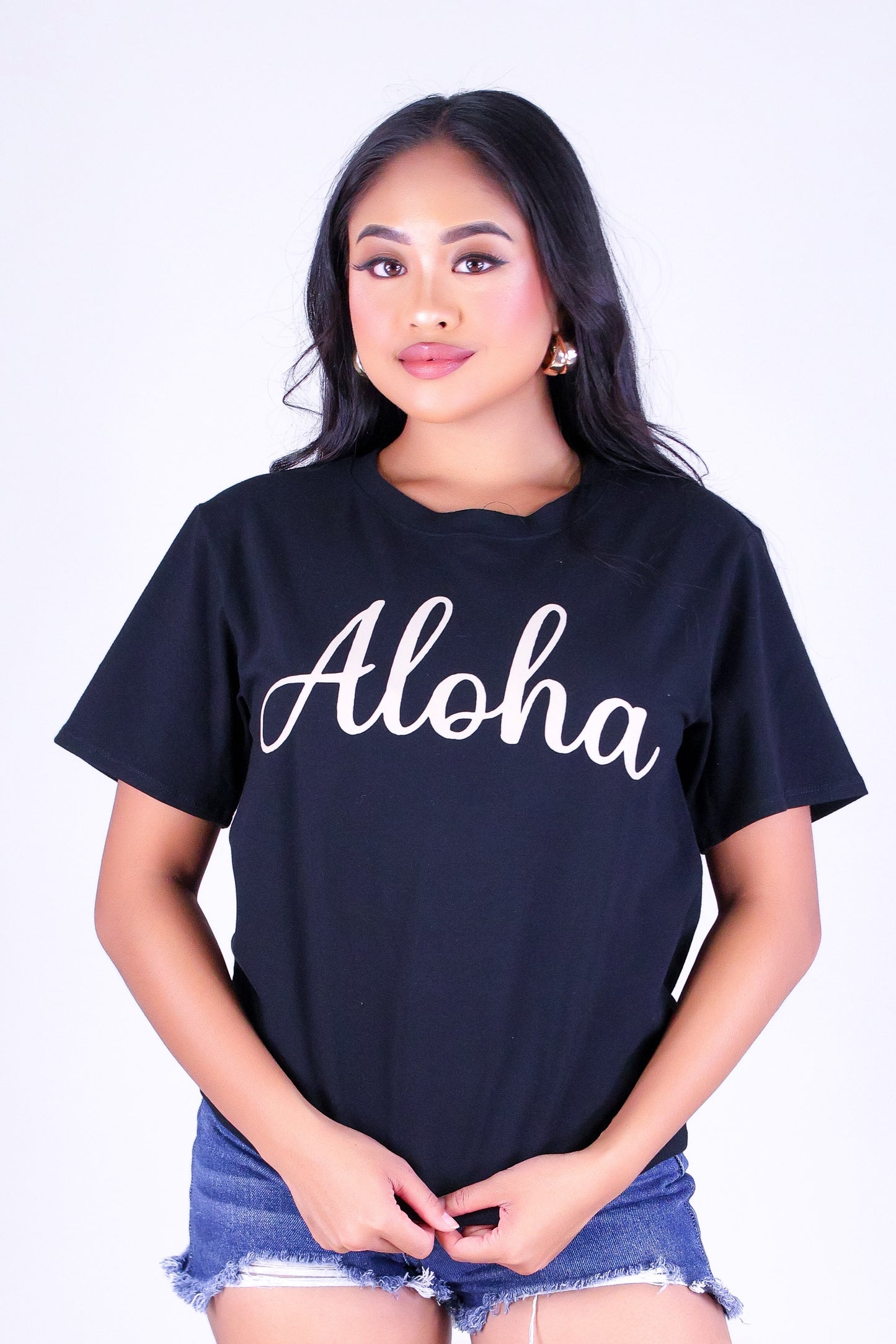 ALOHA CURSIVE TEE