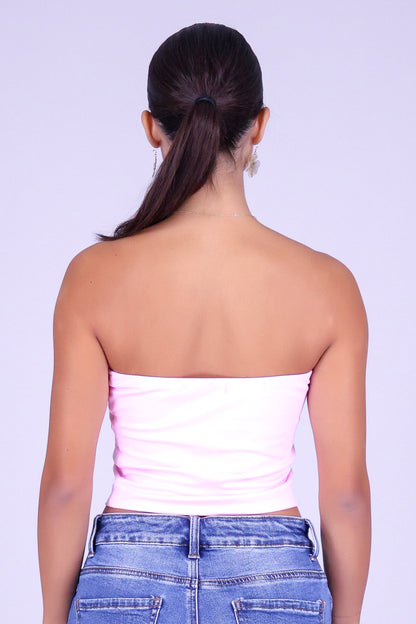 UNTIL FOREVER CROP TUBE TOP