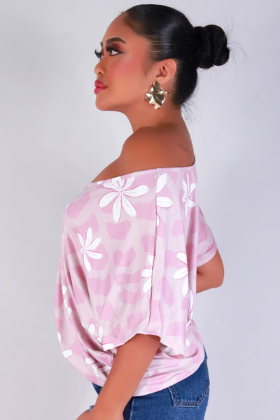 Jeans Warehouse Hawaii - SS PRINT - TIARE SHELL DOLMAN TOP | By LUZ