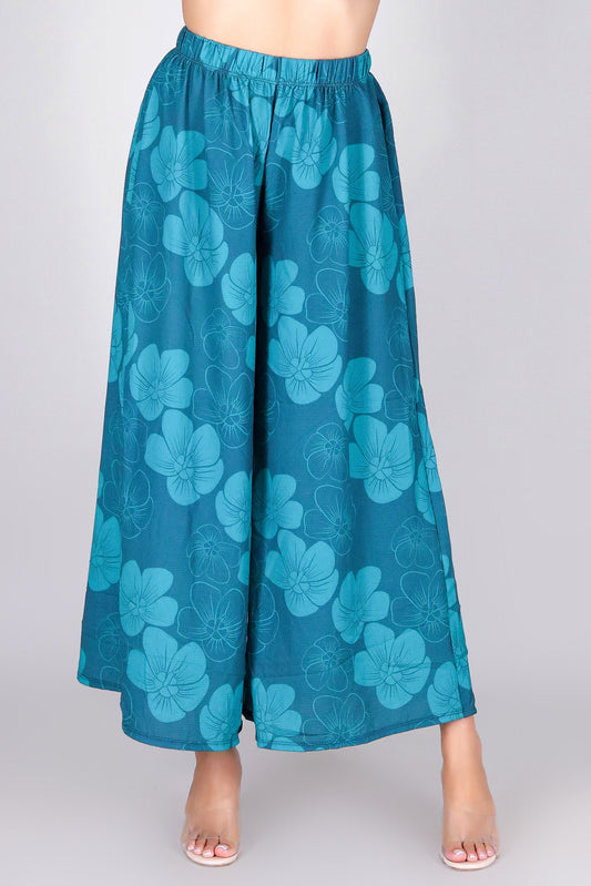 HAU FLOWER PALAZZO PANTS