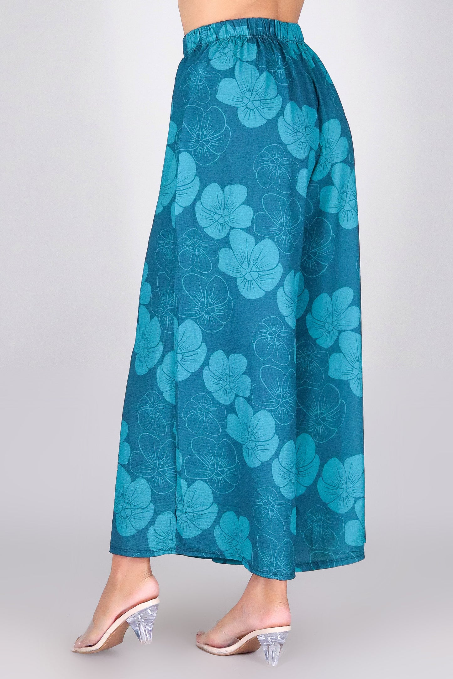 HAU FLOWER PALAZZO PANTS