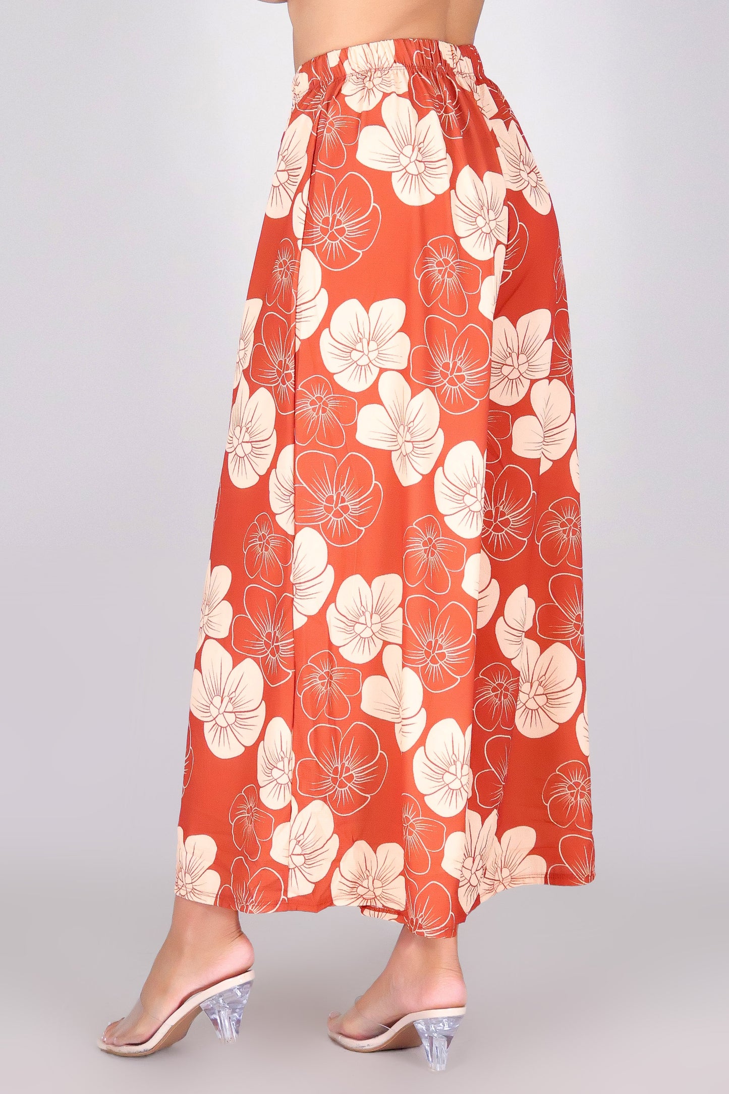HAU FLOWER PALAZZO PANTS