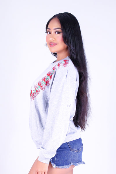 OHIA LEHUA PIKAKE LEI SWEATER