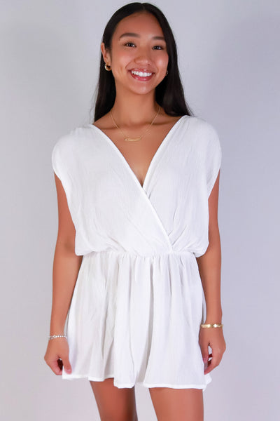 Jeans Warehouse Hawaii - SOLID CASUAL ROMPERS - SUMMER DRIFTER ROMPER | By ZENANA (KC EXCLUSIVE,INC