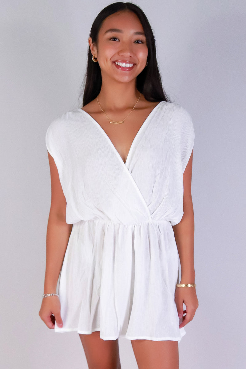 Jeans Warehouse Hawaii - SOLID CASUAL ROMPERS - SUMMER DRIFTER ROMPER | By ZENANA (KC EXCLUSIVE,INC