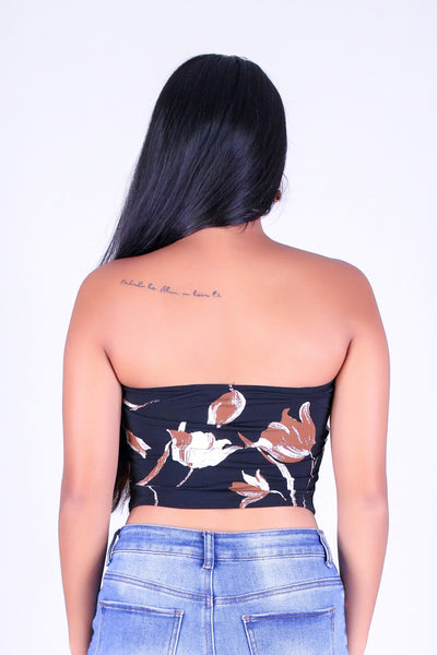 PETAL TOUCH CROP TUBE TOP