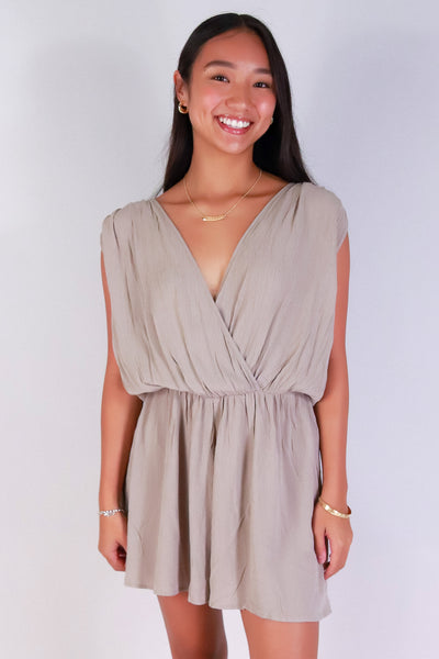 Jeans Warehouse Hawaii - SOLID CASUAL ROMPERS - SUMMER DRIFTER ROMPER | By ZENANA (KC EXCLUSIVE,INC