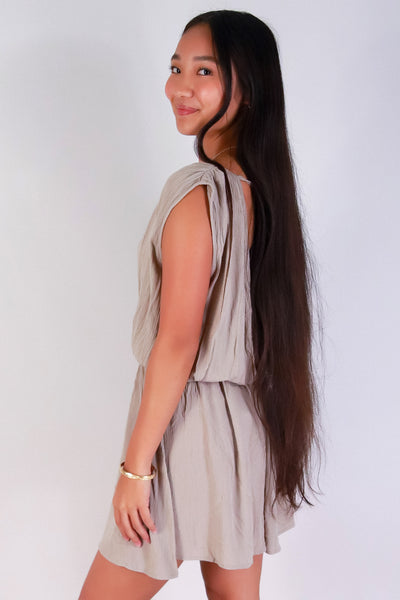 Jeans Warehouse Hawaii - SOLID CASUAL ROMPERS - SUMMER DRIFTER ROMPER | By ZENANA (KC EXCLUSIVE,INC