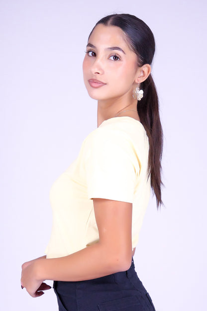 UP TO NO GOOD CROP TEE