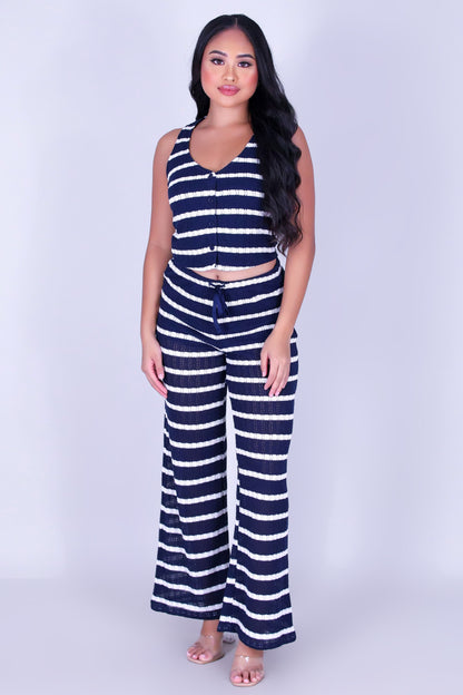 WEEKEND FUN STRIPED TOP