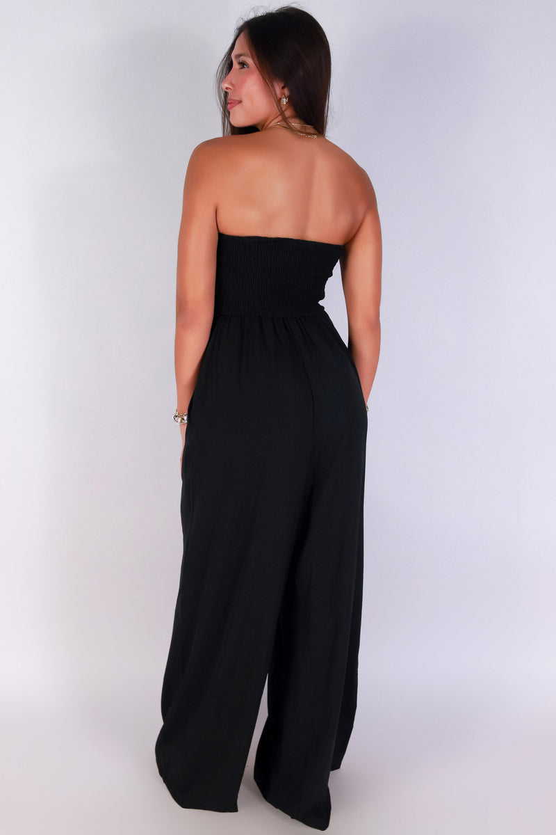 Jeans Warehouse Hawaii - SOLID CASUAL JUMPSUITS - SWEET OBSESSION TUBE JUMPSUIT | By HYFVE
