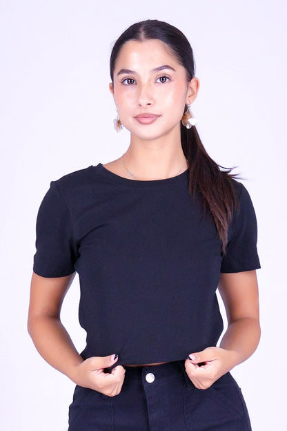 UP TO NO GOOD CROP TEE