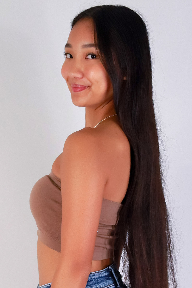 Jeans Warehouse Hawaii - TANK/TUBE SOLID BASIC - ALL YOU NEED BANDEAU | By AMBIANCE APPAREL