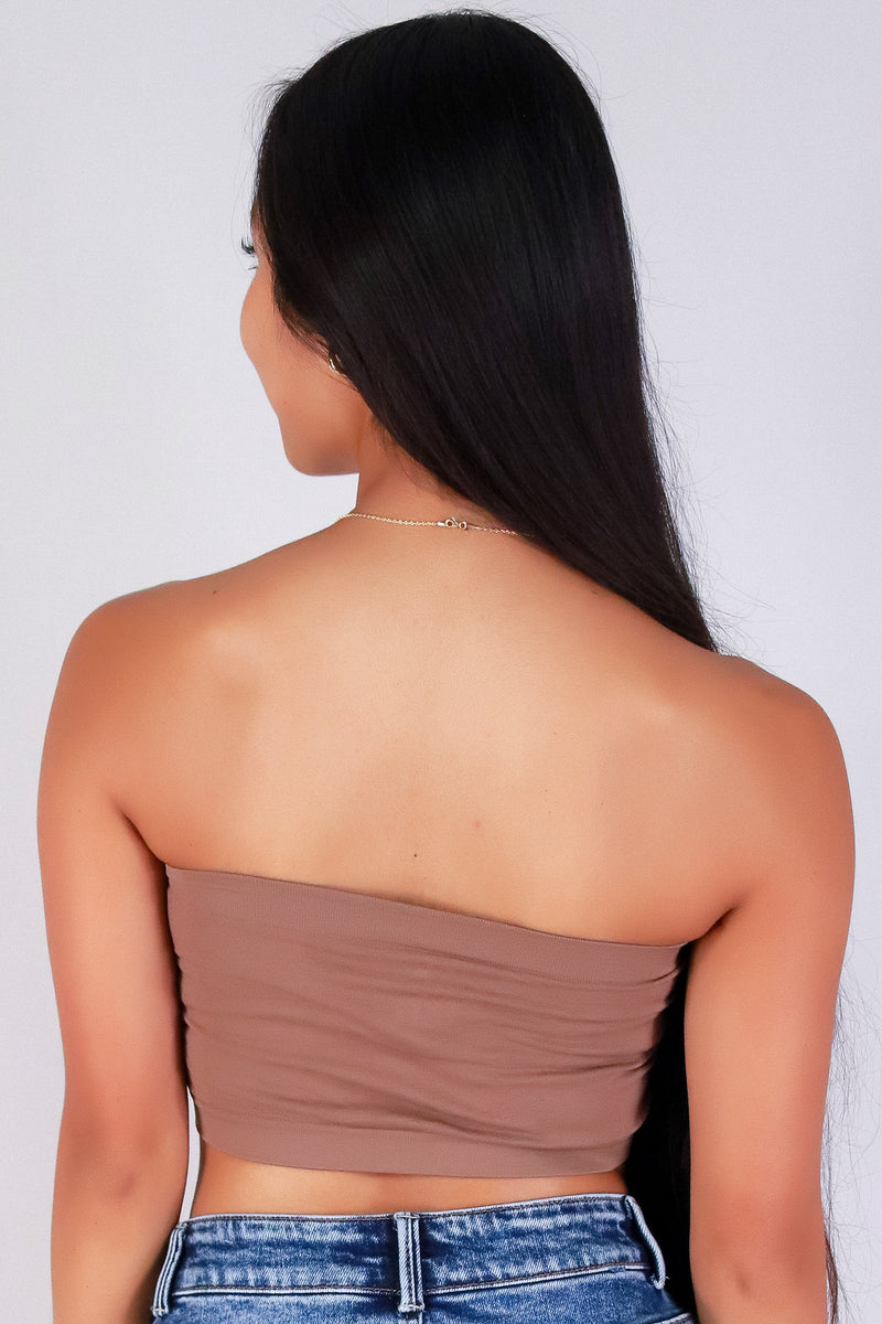 Jeans Warehouse Hawaii - TANK/TUBE SOLID BASIC - ALL YOU NEED BANDEAU | By AMBIANCE APPAREL