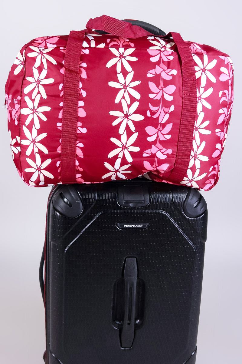 Jeans Warehouse Hawaii - TOTES - PLUMERIA TIARE DUFFLE BAG | By GREENWELL PROMOTIONS LTD