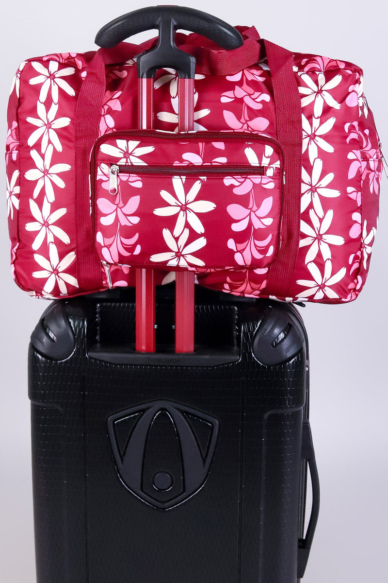 Jeans Warehouse Hawaii - TOTES - PLUMERIA TIARE DUFFLE BAG | By GREENWELL PROMOTIONS LTD
