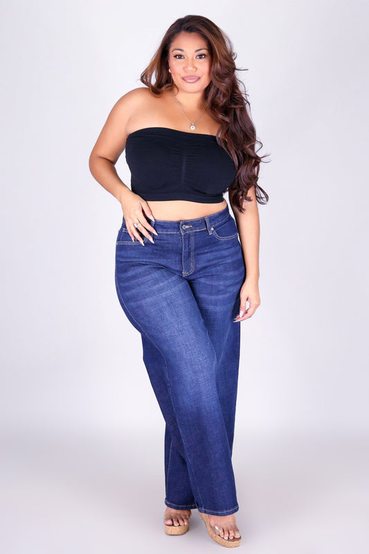 BREEZY BLUE BOYFRIEND JEANS