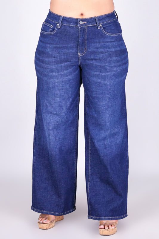 BREEZY BLUE BOYFRIEND JEANS