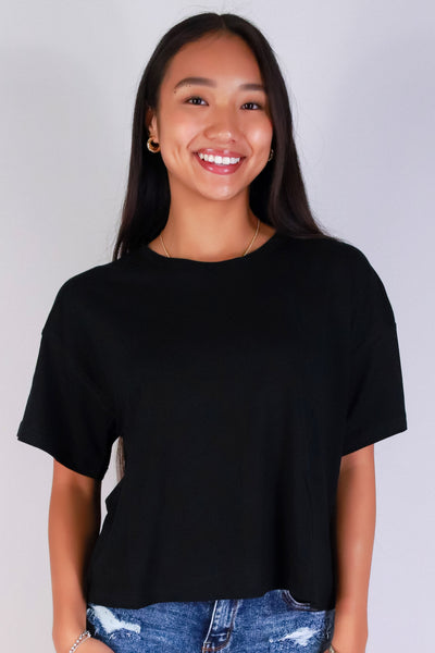 Jeans Warehouse Hawaii - S/S SOLID BASIC - UNAWARE TEE | By AMBIANCE APPAREL