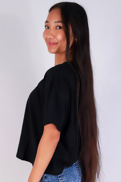 Jeans Warehouse Hawaii - S/S SOLID BASIC - UNAWARE TEE | By AMBIANCE APPAREL