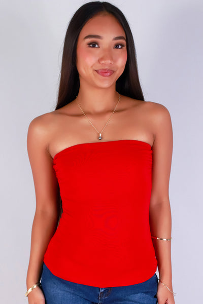 Jeans Warehouse Hawaii - TANK/TUBE SOLID BASIC - NO TELLING TUBE TOP | By CRESCITA APPAREL/SHINE I