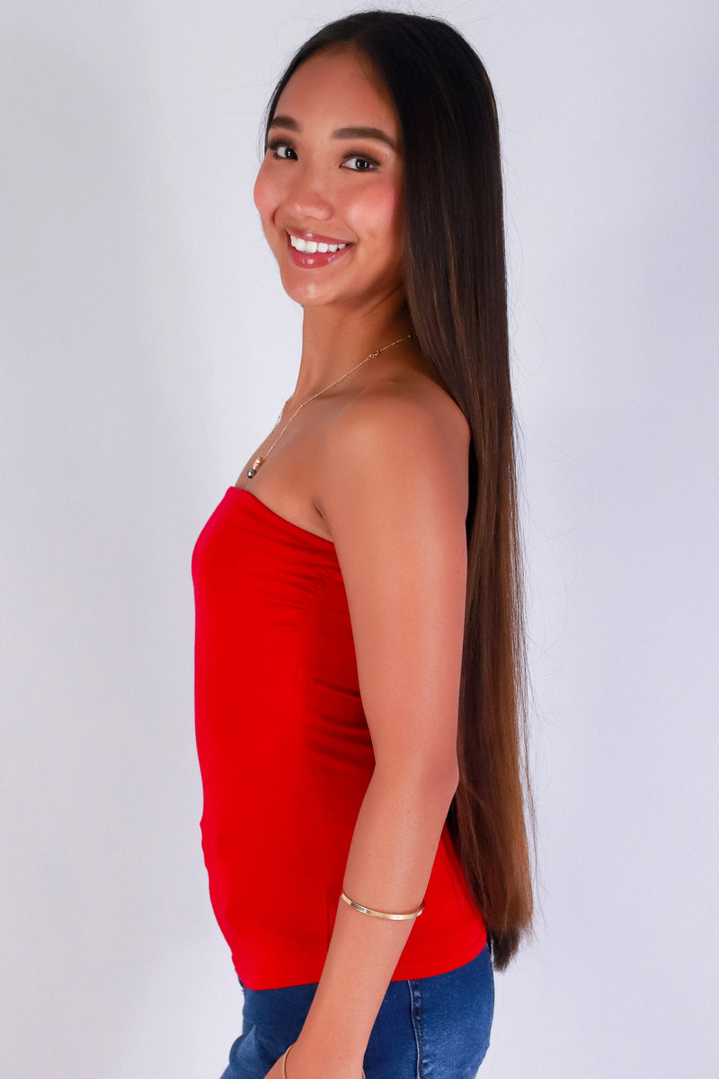 Jeans Warehouse Hawaii - TANK/TUBE SOLID BASIC - NO TELLING TUBE TOP | By CRESCITA APPAREL/SHINE I