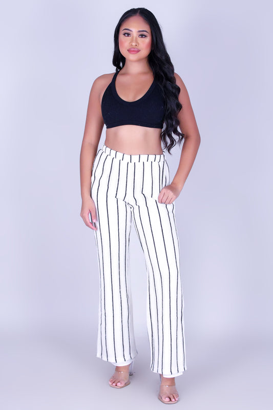 CROSSED THE LINE STRIPED PANT