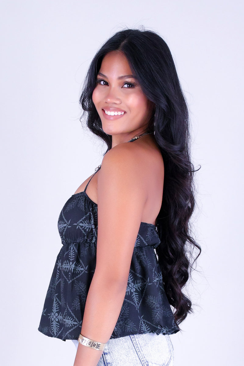 ULU QUILT HALTER TOP