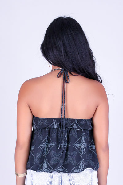 ULU QUILT HALTER TOP