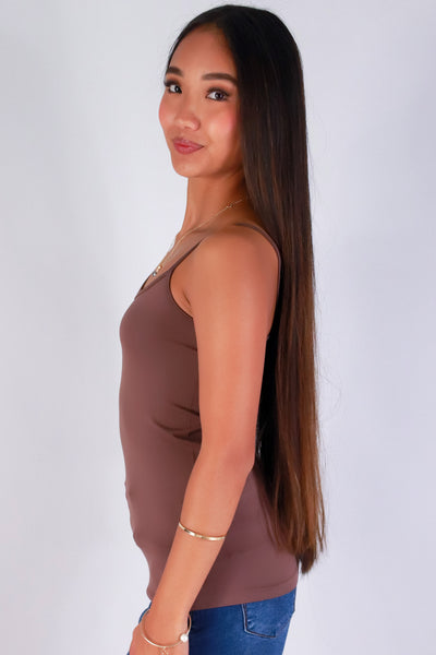Jeans Warehouse Hawaii - TANK/TUBE SOLID BASIC - YOU'LL NEVER KNOW CAMI | By ANWND