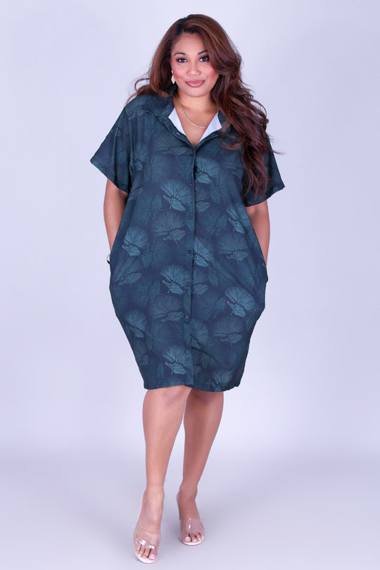 OHIA BUTTON DOWN DRESS