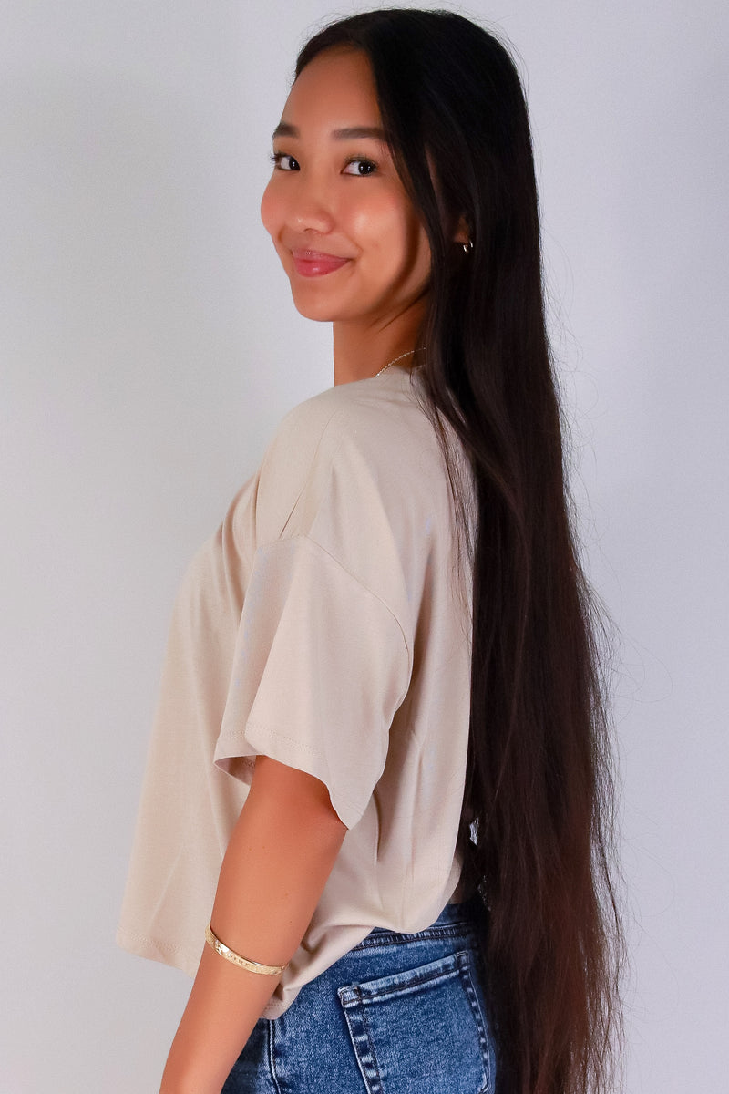 Jeans Warehouse Hawaii - S/S SOLID BASIC - UNAWARE TEE | By AMBIANCE APPAREL
