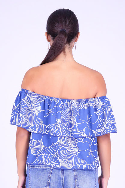 OUTLINE BLOOM OFF SHOULDER TOP